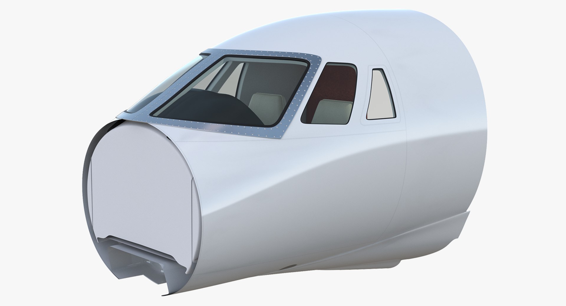 Business Jet Cockpit 3D Model 3D model preview