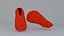 Modelo de sapato futurista imprimível em 3D, tênis estilizado para renderização de design de produto