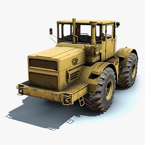 low-poly tractor k-701 3d 3ds