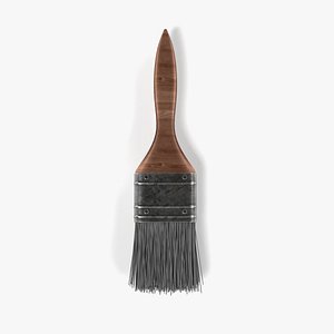 painting brush used 3d model