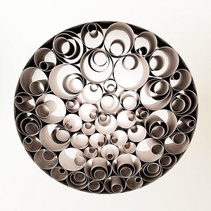 spiro lamp lzf interior light 3d model