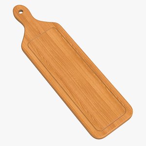 3D Long Cutting Board model