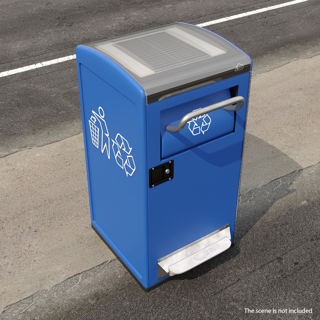 3D modern solar recycling bin model https://p.turbosquid.com/ts-thumb/P0/y2Z8TV/hjzk04Jy/modernsolarrecyclingbinmb3dmodel002/jpg/1537364039/1920x1080/fit_q87/868b1e61020abfb8c9b1f13fa3be317c212c0315/modernsolarrecyclingbinmb3dmodel002.jpg