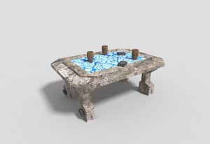 dungeon table 3d 3ds