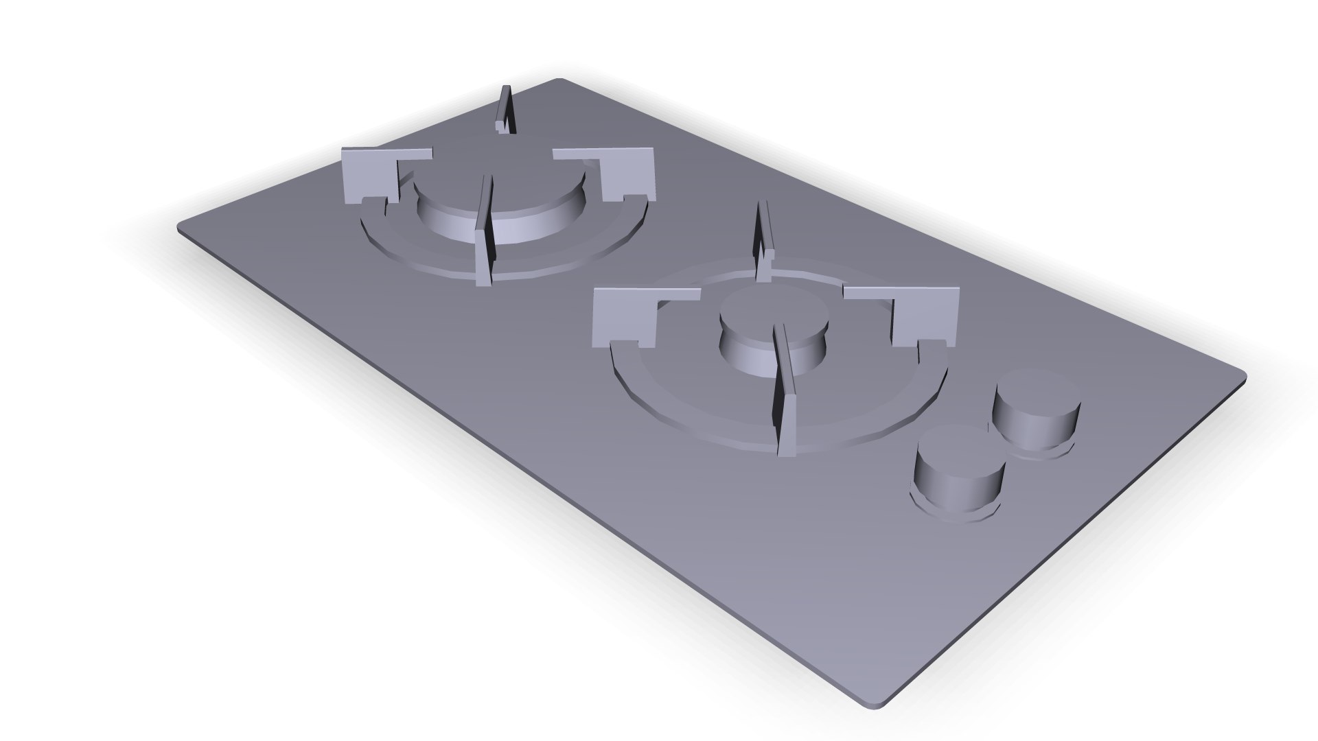 3D Cooktop hob SIMFER H30N20B516 - TurboSquid 1804120