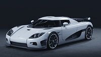 2010 Koenigsegg CCXR Trevita 3D Model  The Diamond Hypercar Rare Swedish Masterpiece