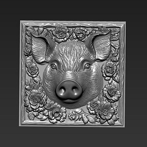 Pig Head 3D model