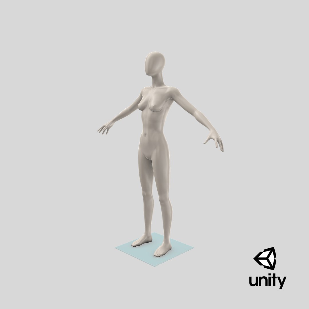 Stylized Female 01 T-Pose Generic Mesh 3D model - TurboSquid 1818408