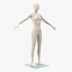 Female Mannequin T-Pose