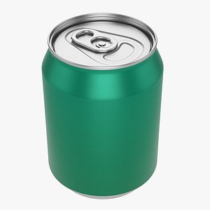3D Standard beverage can 250 ml 8-45 oz model