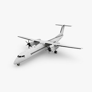 bombardier dash 3D model