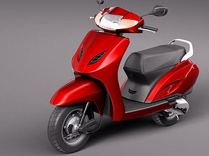 3d honda activa 2012 scooter