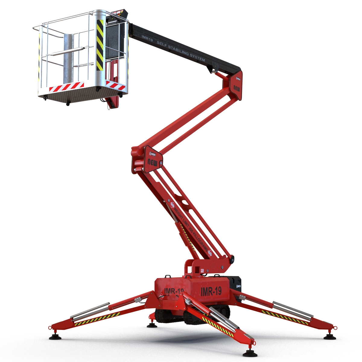 telescopic boom lift red max