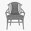 OAK UPHOLSTERED BODENHAUSEN ARMCHAIR DESIGNED BY HENRY VAN DE VELDE