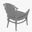 OAK UPHOLSTERED BODENHAUSEN ARMCHAIR DESIGNED BY HENRY VAN DE VELDE