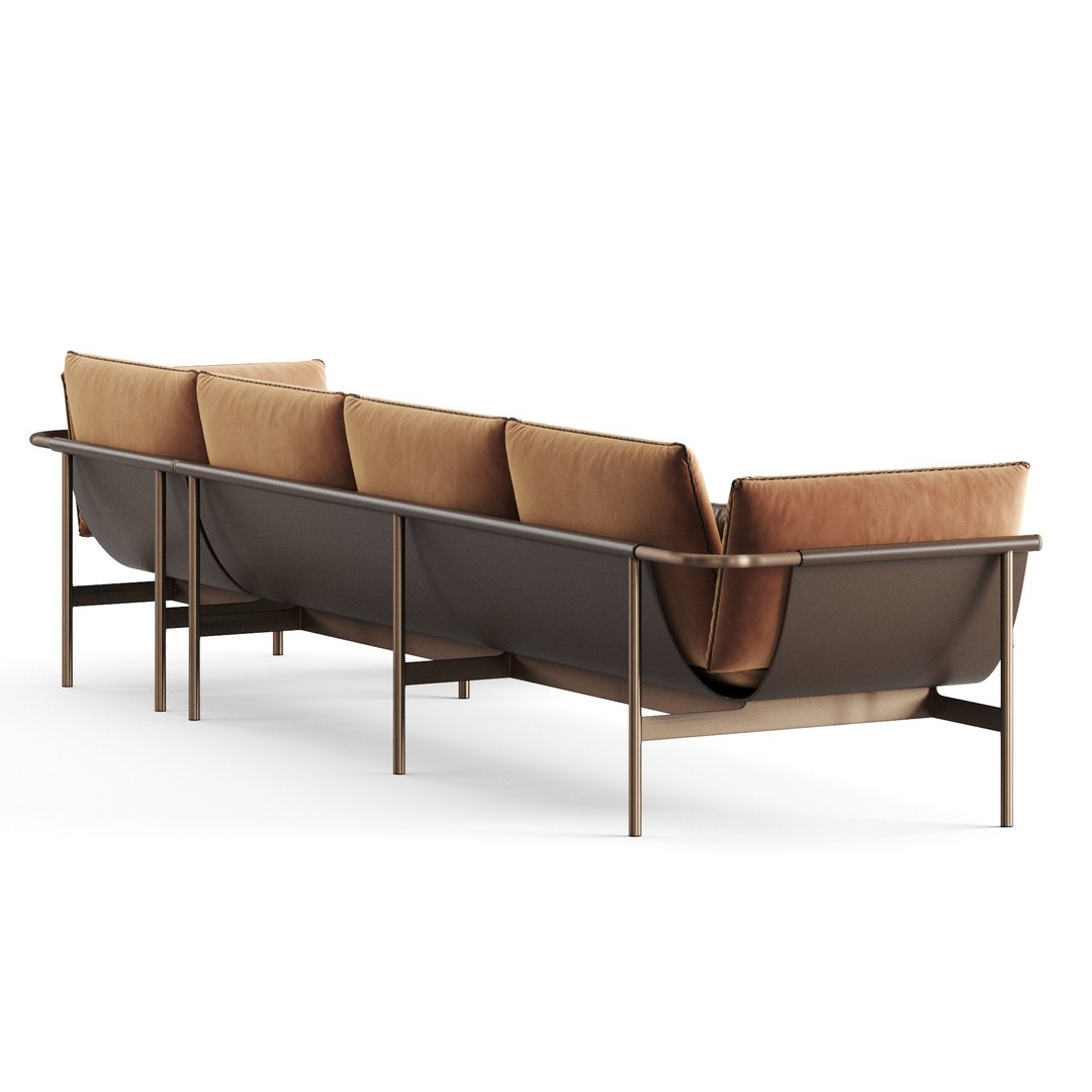 Fendi Casa Totu Sofa corner 3D model - TurboSquid 2080465