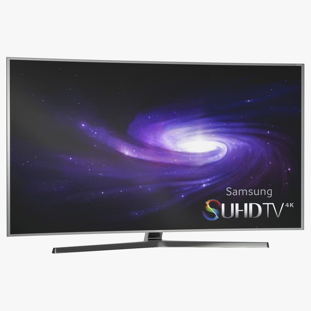 4K SUHD JS9000 Series Curved Smart TV 65 inch 3D Model 3D model preview