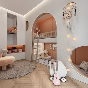 Family Bedrooms 3D model