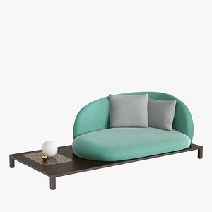 bonsai sofa arflex 3D model
