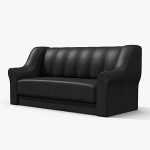 3D Leather Couch