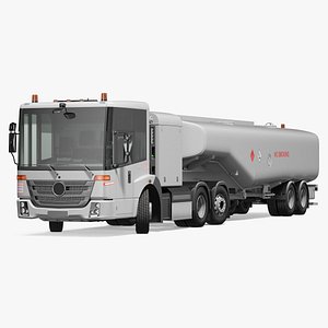 Aircraft Refueler Rigged 3D Model