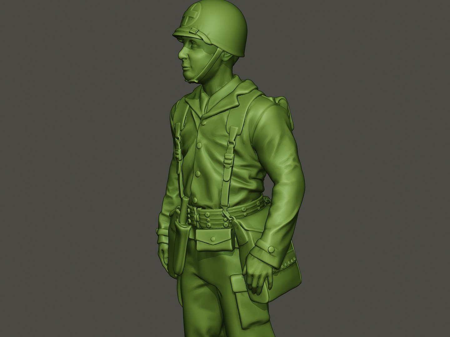 American soldier ww2 stand model - TurboSquid 1586905