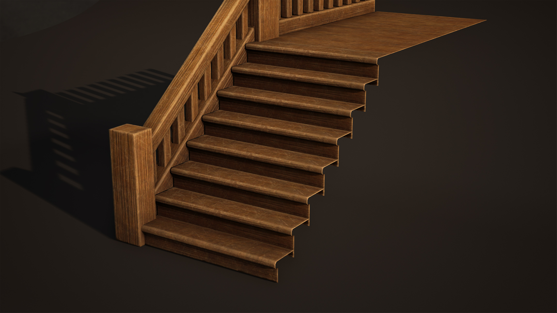 3D stair staircase architecture model - TurboSquid 1689614