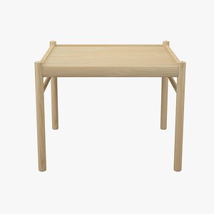 3d table ole wanscher coffee model