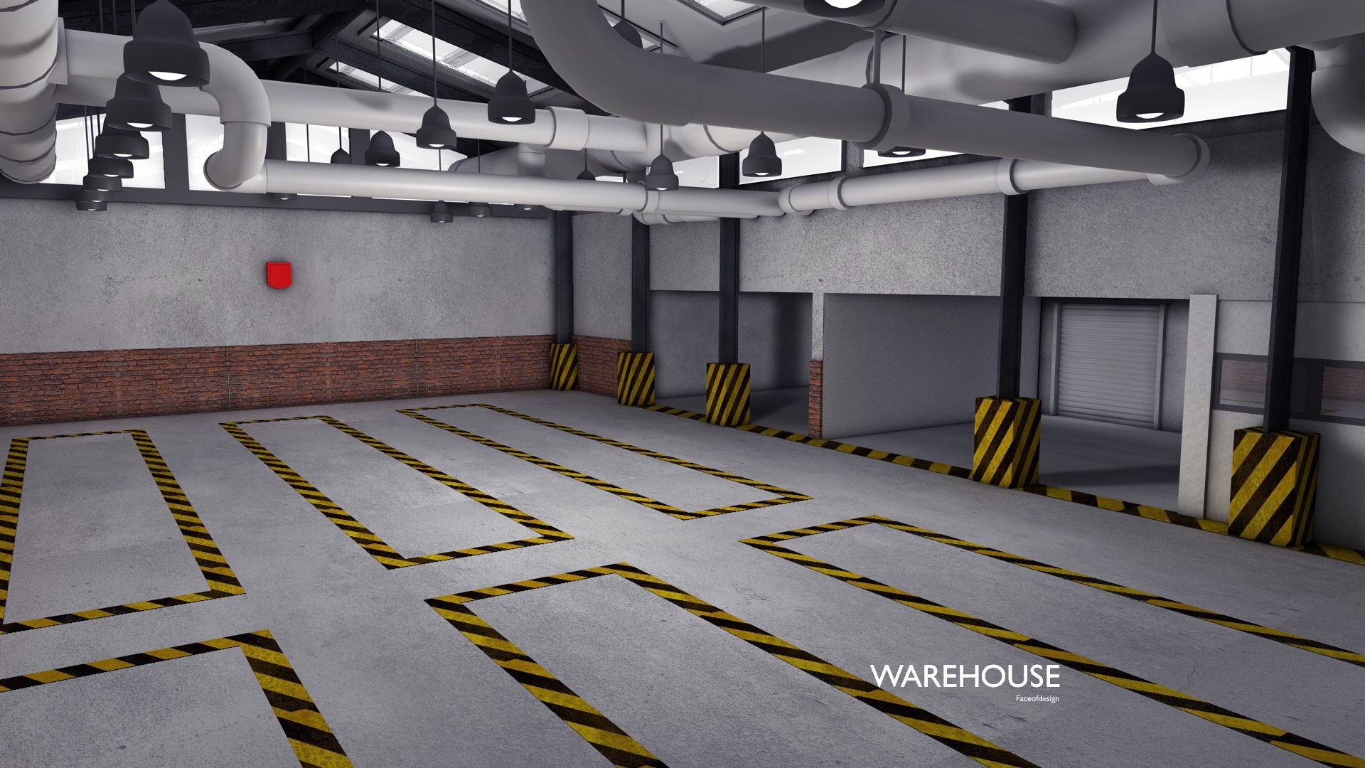 3d Model Of Warehouse House