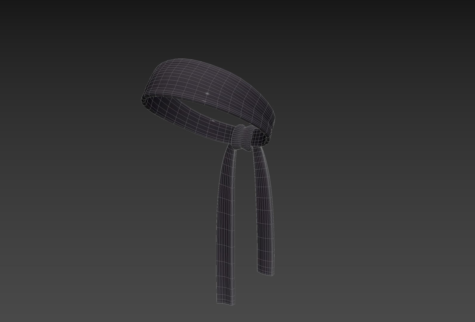 3D Headband034 Black Headband Model - TurboSquid 2187961