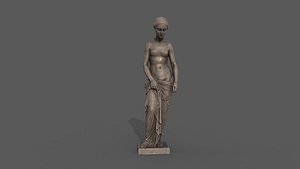 The Slave Girl statue 3D