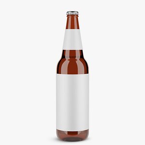 3D beer bottle