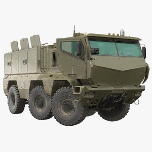 mrap kamaz 63968 typhoon 3D model