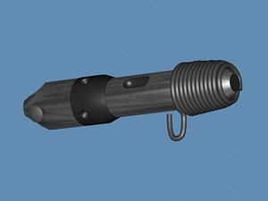 3d model rivet gun stroke