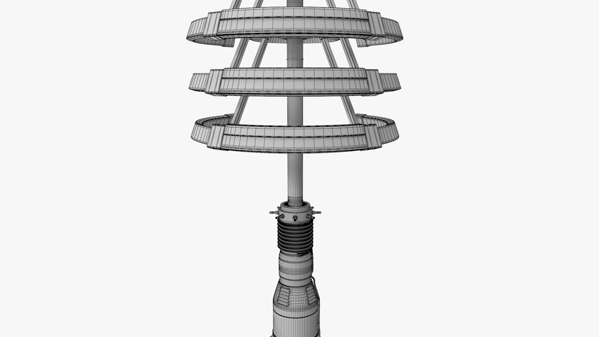 3D Antenna Tower Model - TurboSquid 2202385