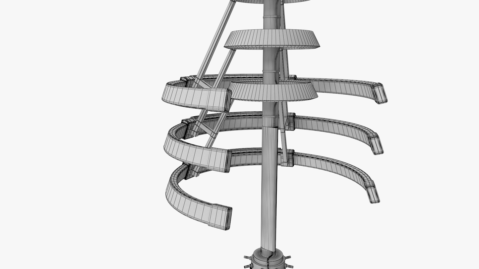 3D Antenna Tower Model - TurboSquid 2202385