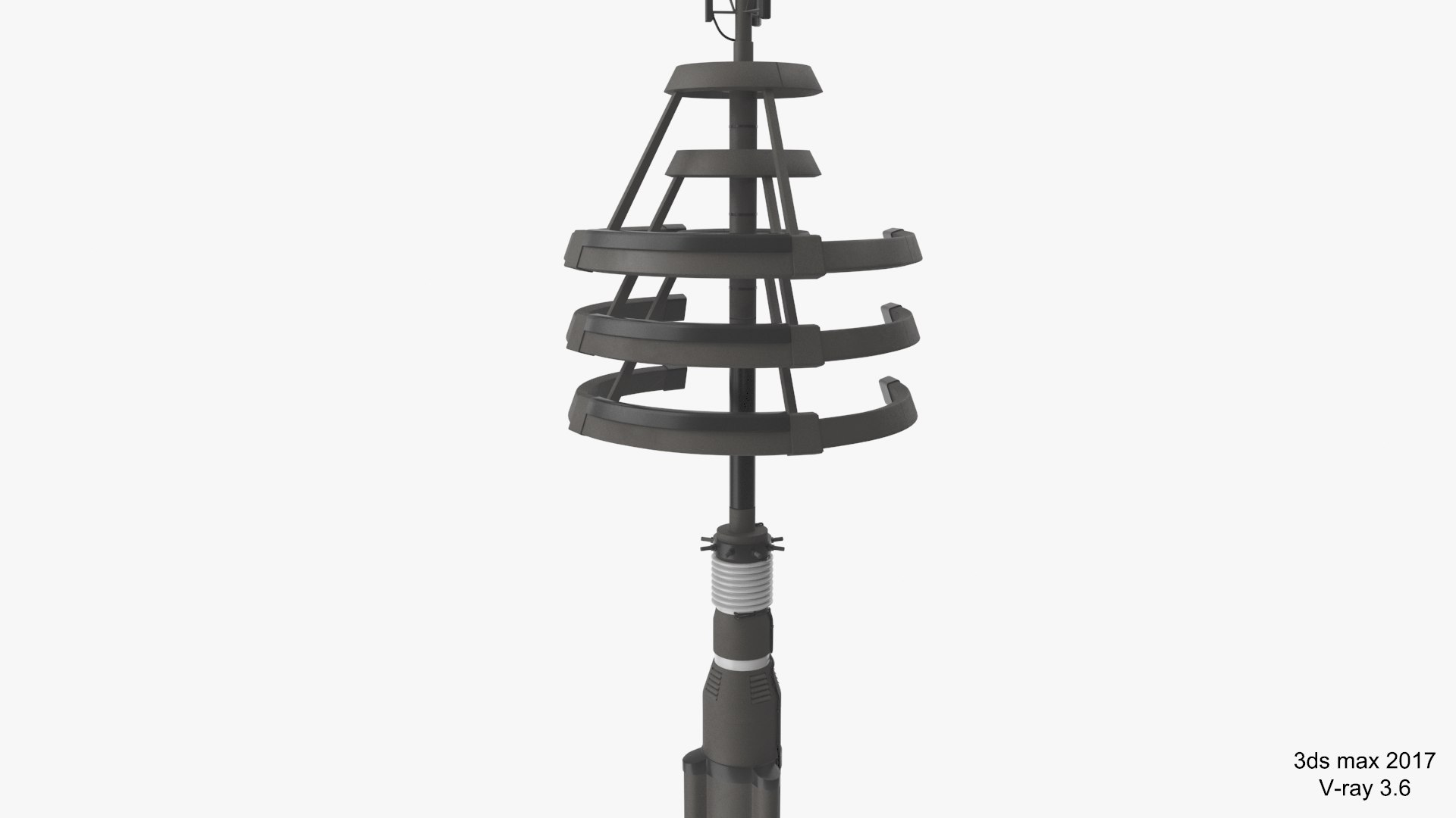 3D Antenna Tower Model - TurboSquid 2202385