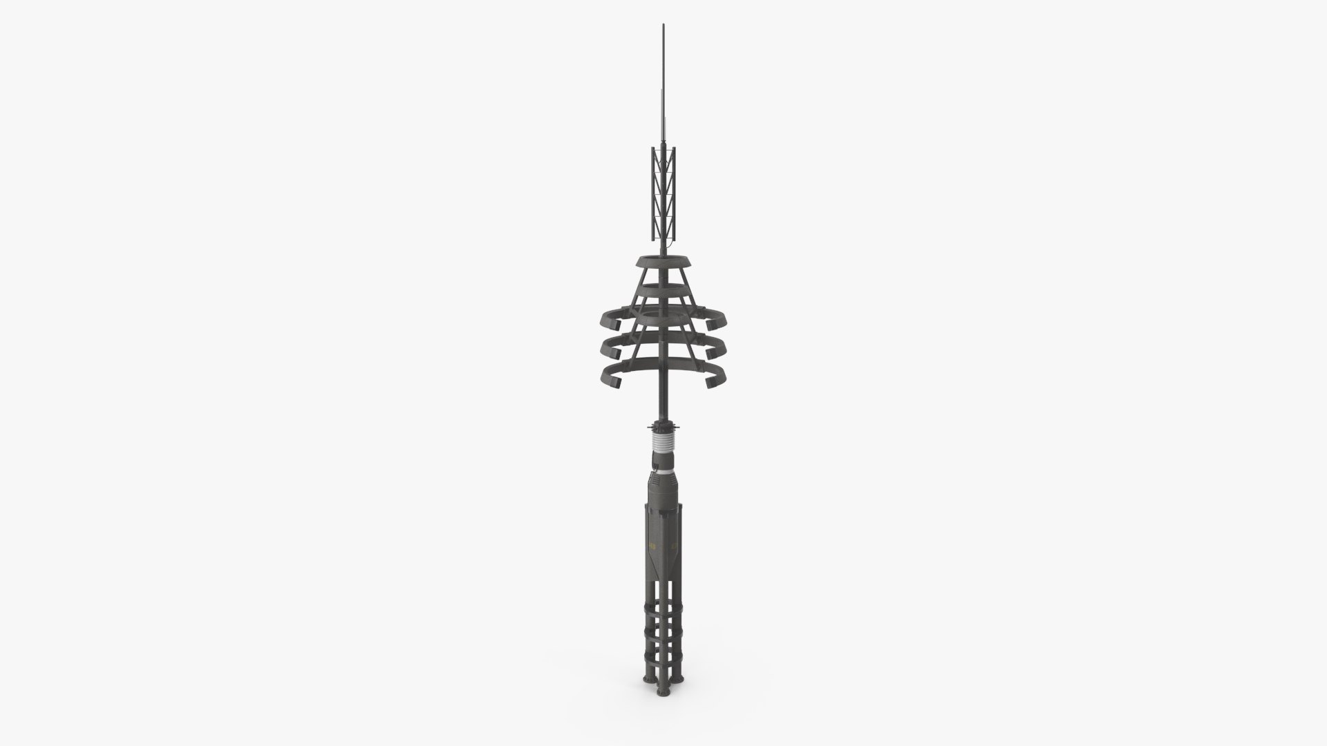 3D Antenna Tower Model - TurboSquid 2202385