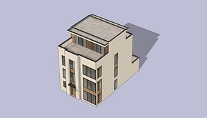 3D Rural Villa model