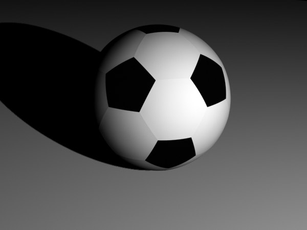 free foot ball 3d model