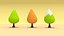 3D trees set