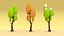 3D trees set