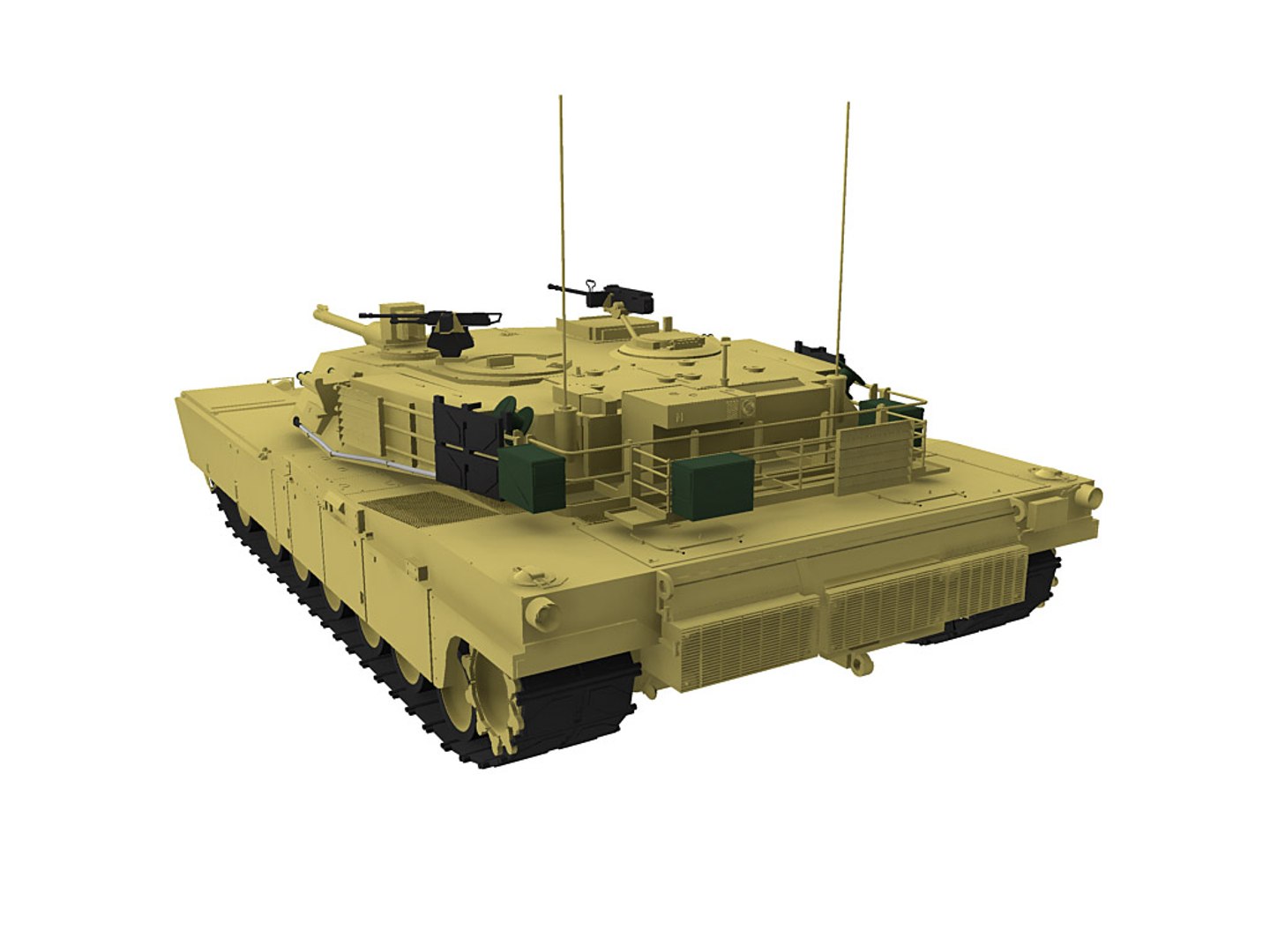 Abrams Tank 3d Model