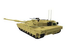 abrams tank 3d model