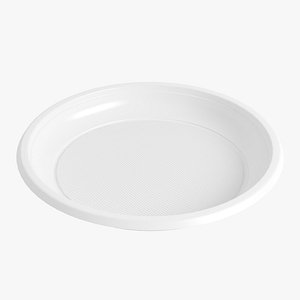 plastic plate 3D model
