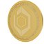 Bionic crypto gold coin