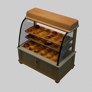 Bakery display abstract game model model