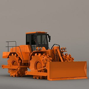 3d wheel compactor