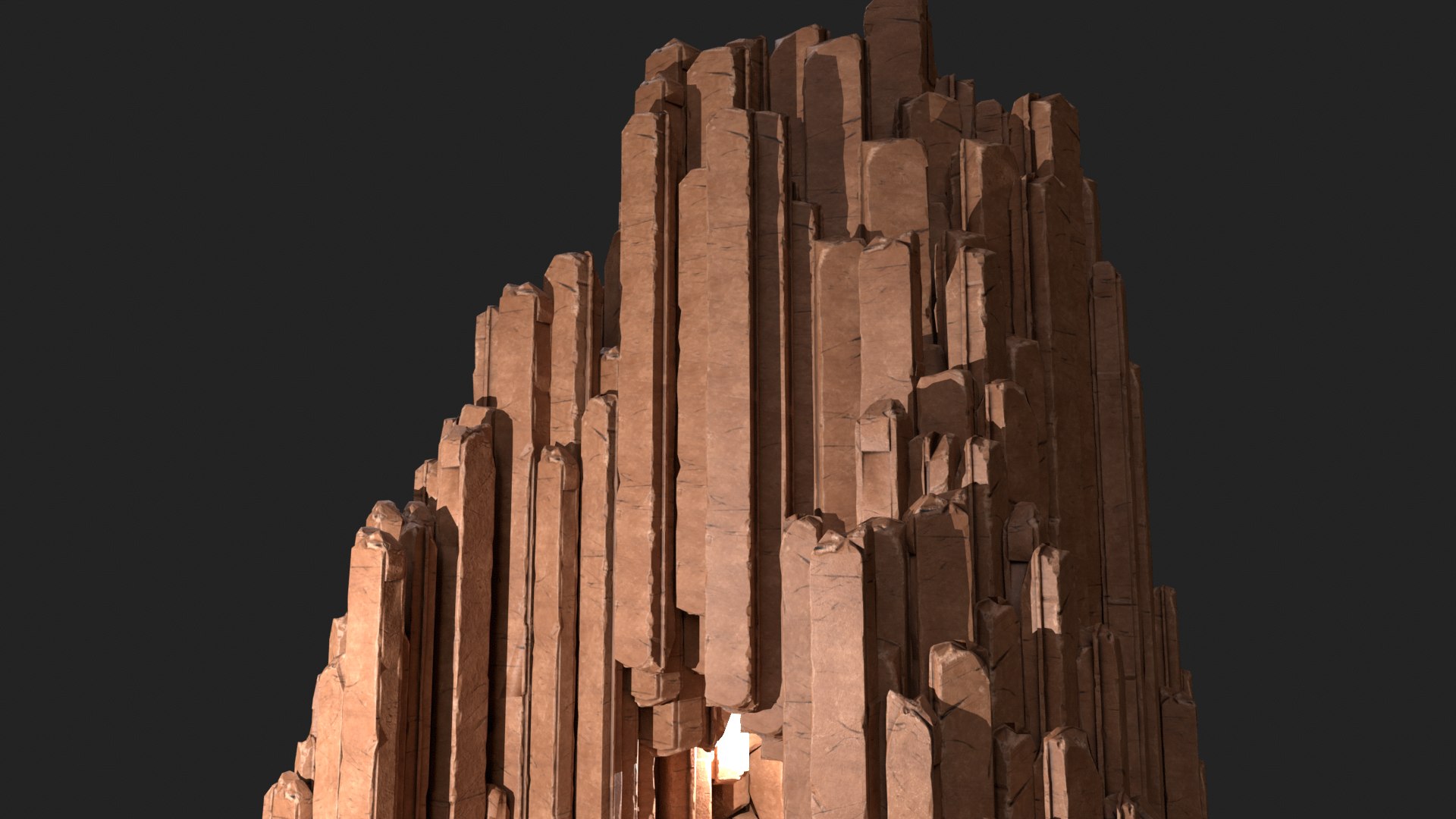 3D Basalt Rocks Platform Gate - TurboSquid 2357536