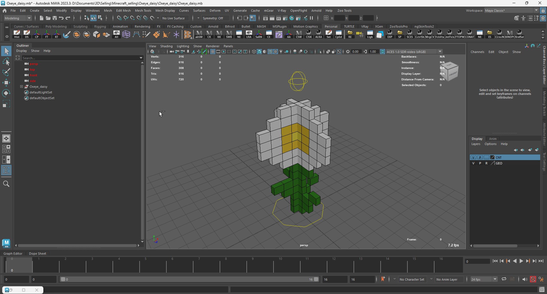 Minecraft Oxeye Daisy Rig 3D model https://p.turbosquid.com/ts-thumb/P2/8YhbGk/bF/maya_7k2xppapad/png/1777636956/1920x1080/fit_q87/79502cfdefe89235dc4b359767cf21b4067ac652/maya_7k2xppapad.jpg